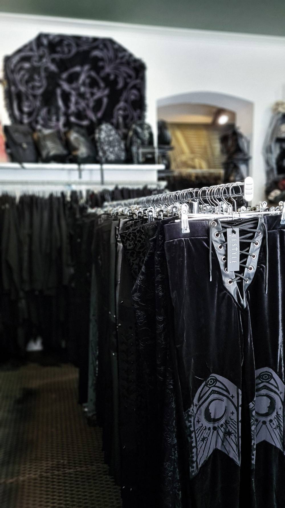 Gothic Leggings Schwarz