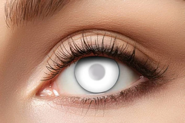 Kontaktlinsen Blind White Visible 3 Monate