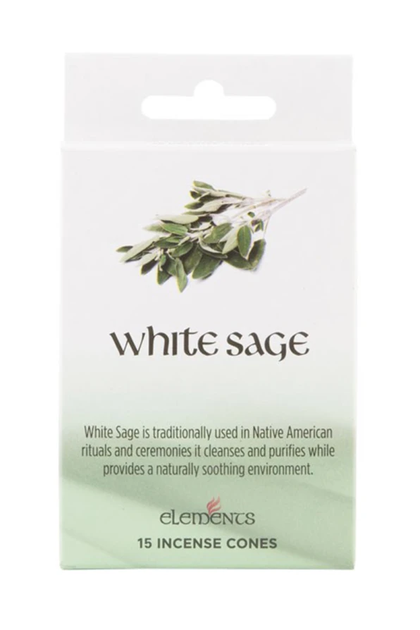 Elements Räucherkegel White Sage