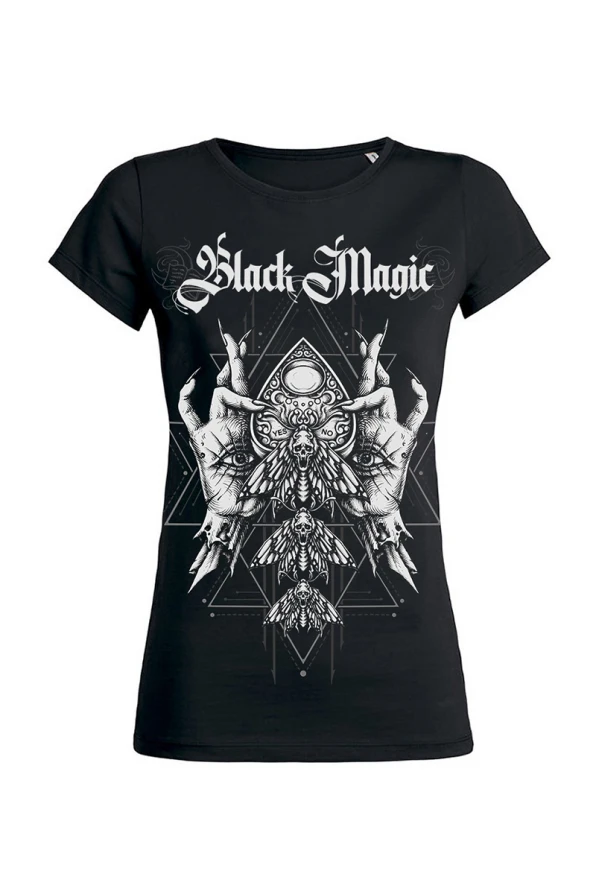 Moon Attic Shirt Black Magic Moth Girlie