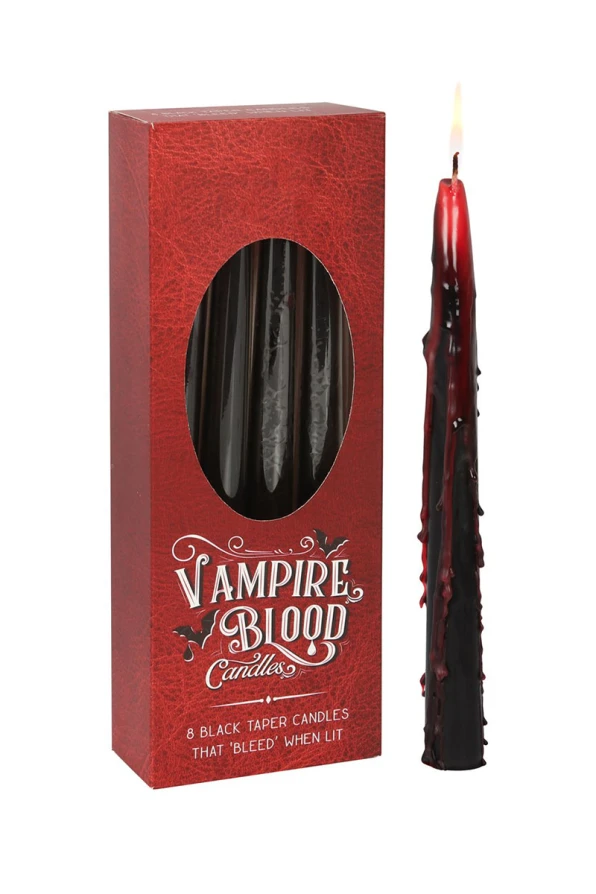 Schwarze Blutkerze Vampire Blood Stab 25cm