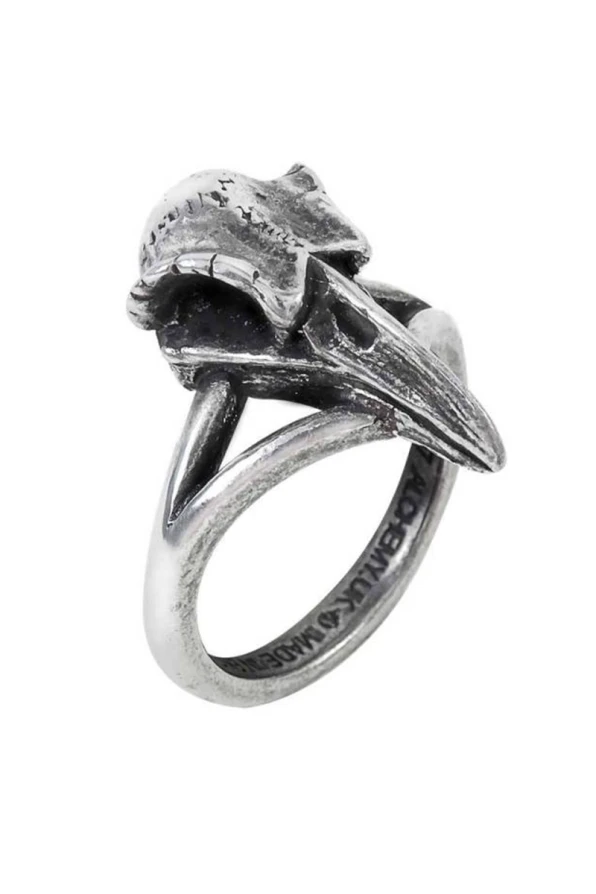 Alchemy England Ring Raven Skull
