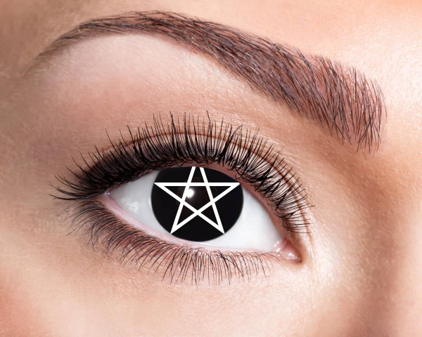 Kontaktlinsen Pentagram 3 Monate - Abaddon Mystic Store