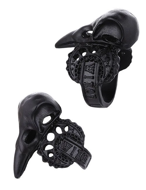 Restyle Ring Witch Crow Black