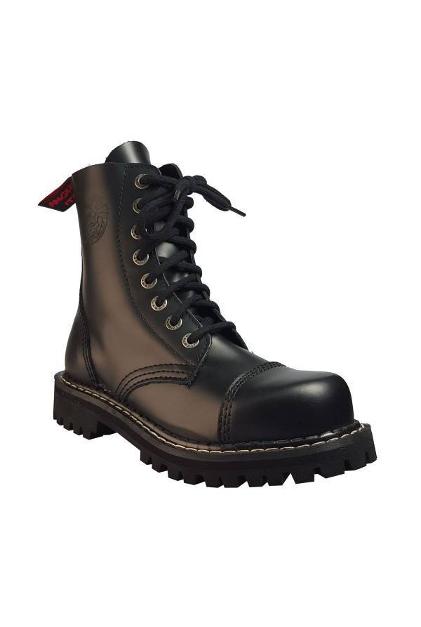 Angry Itch 8 Hole Boots Black