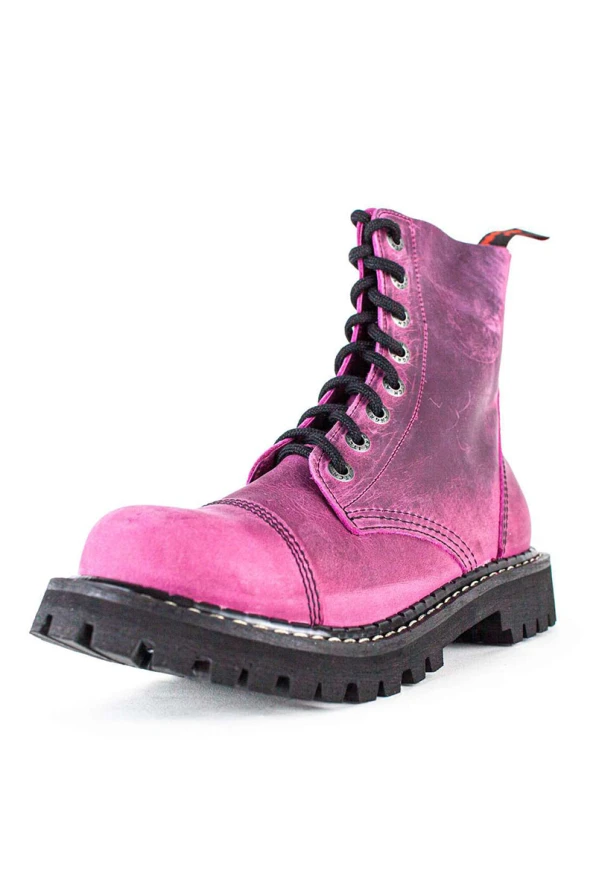 Angry Itch 8 Hole Boots Vintage Pink