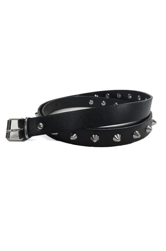 Studded belt pointed rivets 1 row