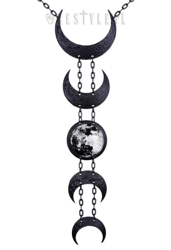 Restyle Necklace Lunar Black
