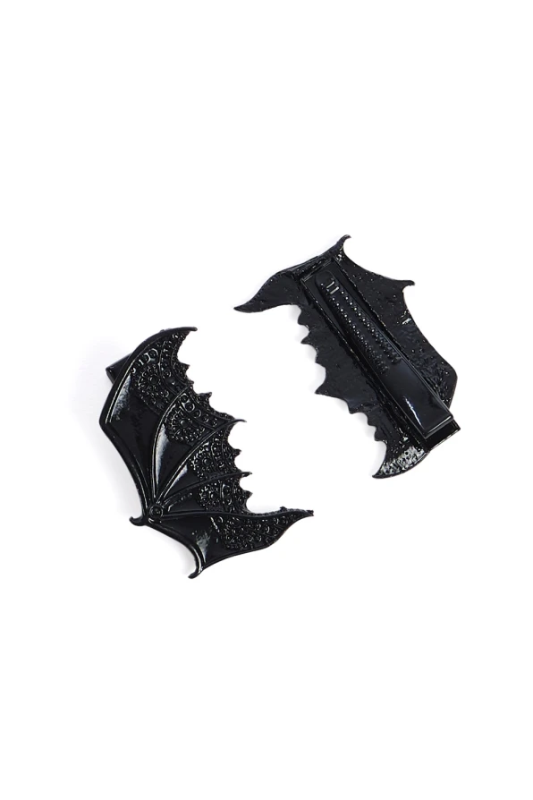 Banned Hair Clips Batwing