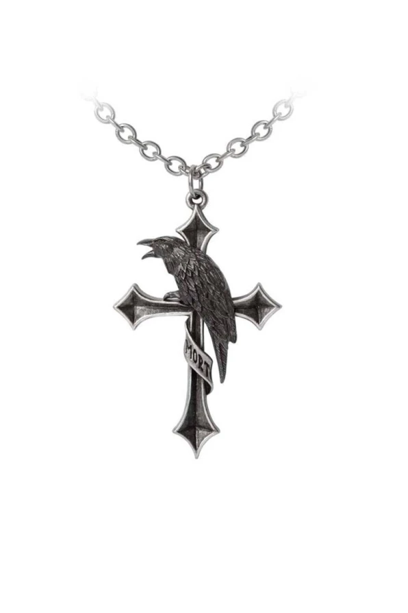Alchemy England necklace Crux Corvis
