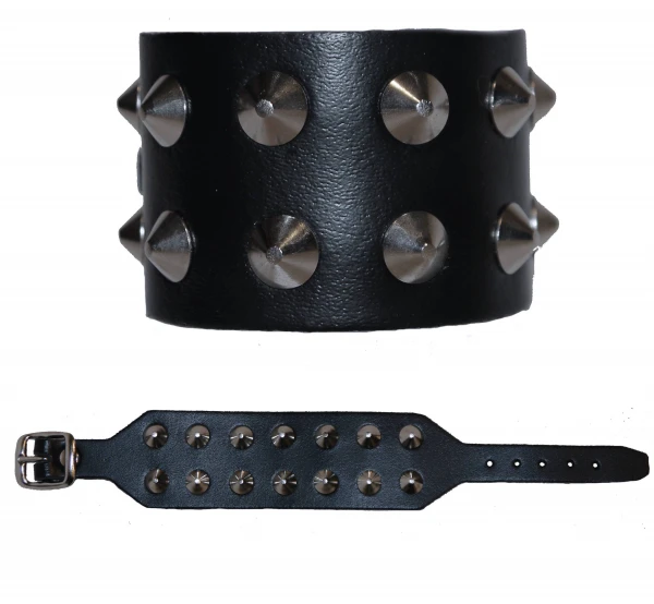 Studs Bracelet Spike Studs 2 Rows