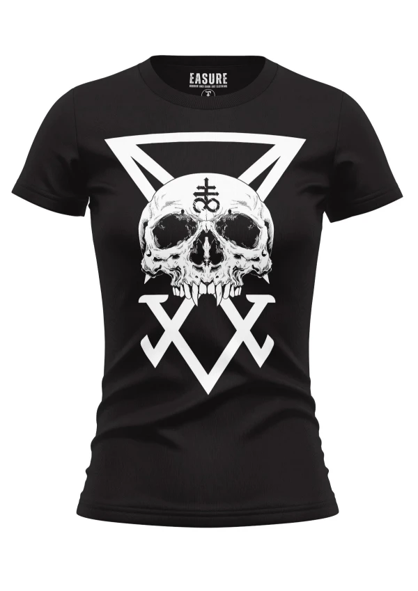 Easure Shirt Sigil Skull Girlie