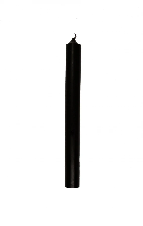 Schwarze Kerze 18cm - Abaddon Mystic Store