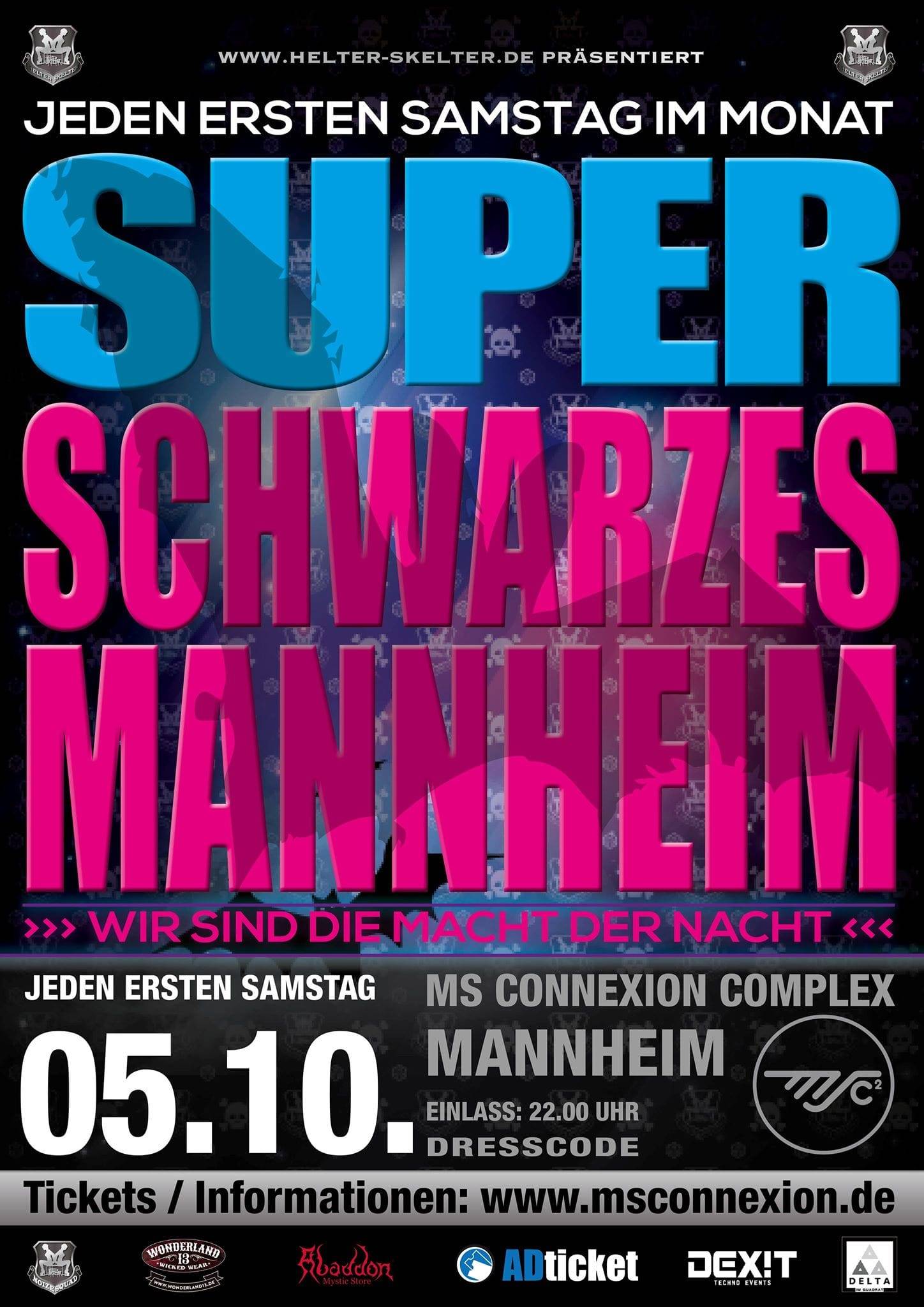 Banner Superschwarzes Mannheim