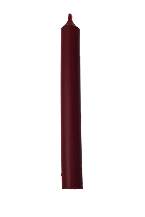 Dark red candle 11cm