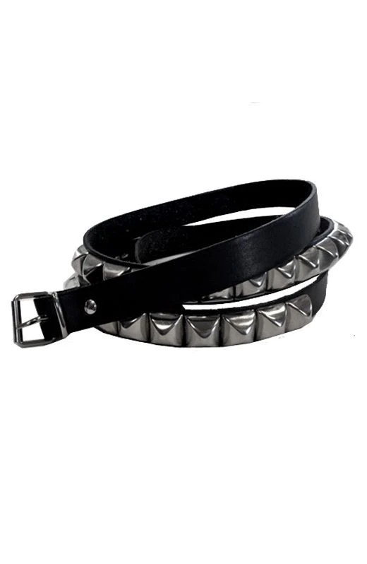 Studded Belt Pyramid Rivets 1 Row