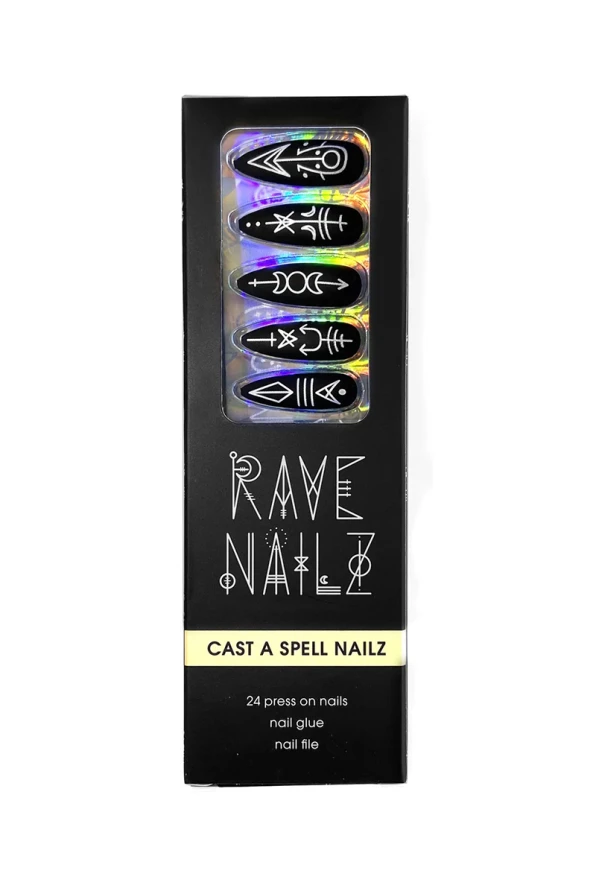 Rave Nailz artificial nails Cast A Spell
