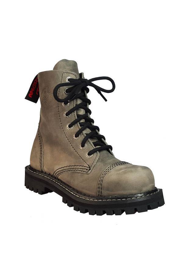 Angry Itch 8 Hole Boots Vintage Grey