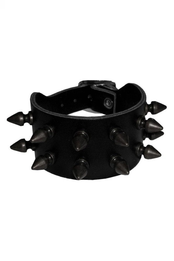 Killer Studs Bracelet 2 Rows Black