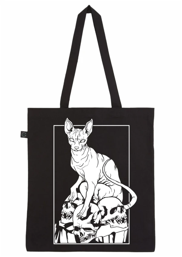 Easure Fabric Bag Skull Sphynx